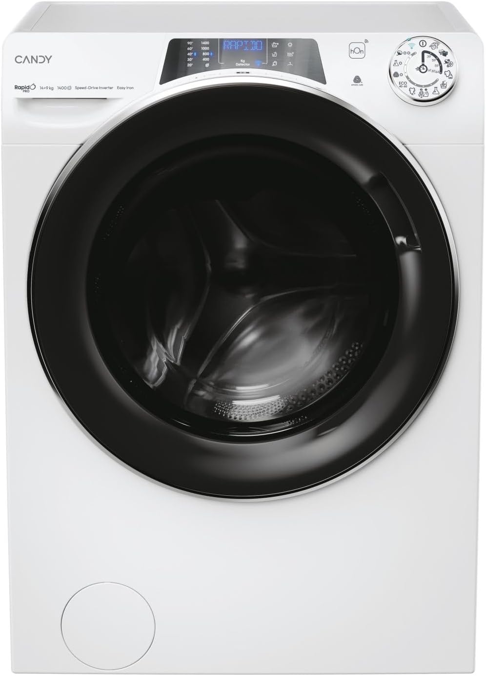 lave-linge Candy | machine à laver, Blanc/Noir – Lave linge sechant Frontal RPW41496BWMBC-S
