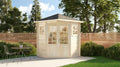 Abris de jardin Alpholz – environ 7,5 m³ | Bois, Abri de Jardin pentagonal Sunny-A en de la Marque – cabanon de Jardin Exterieur