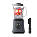 blender Moulinex | 1200 W, 2 L – Noir/Gris | PerfectMix Essential, Lames Powelix – Bol Verre | Mixage 30% Plus Rapide