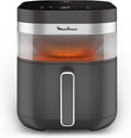 Moulinex friteuse à air chaud, 7 L – Noir/Argent | Easy Fry Infrared, Air fryer – Technologie infrarouge Exclusive