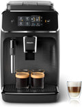 machine à café Philips | cafetière, Noir – Expresso broyeur Série 2200-2 Cafés | Écran tactile, Mousseur à lait classique