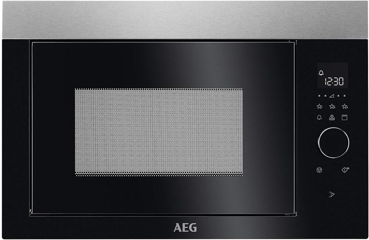 AEG Fours micro-ondes, 60 cm – 596 mm | Noir/Argent
