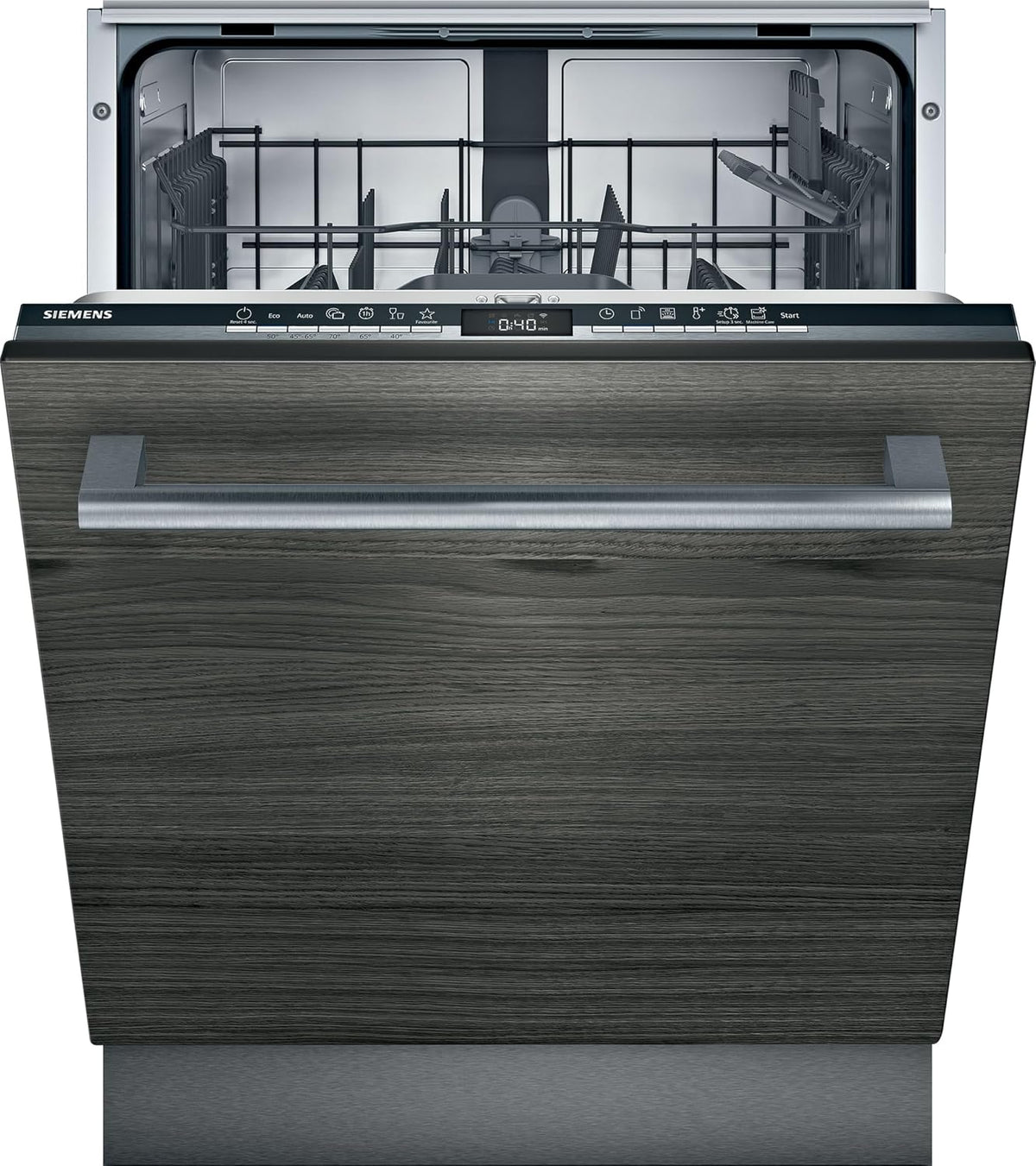 Lave-vaisselles standards SIEMENS – 60 cm | Gris/Argent, Lave-vaisselle encastrable 12 Couverts E – SN63HX41TE