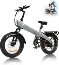 HX Vélos électriques, 48 V – 20 Ah | 20×4, Gris/Noir – Q3 Vélo Électrique avec Batterie Amovible | Autonomie 100 km