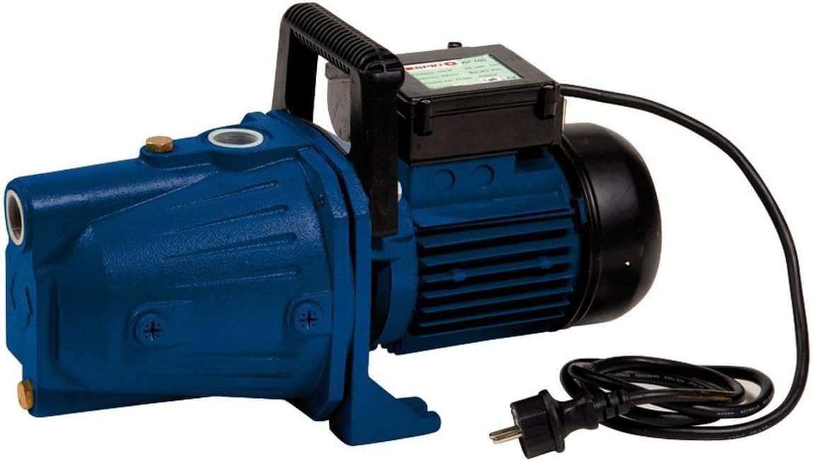 DIPRA Pompes d'arrosage, 1000 W – 230 V | 4 m, Bleu/Noir – SPIDO - Pompe d'arrosage Spid'O Classic AF 100- - Débit ³/h - Pression 4