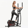 Cardio-training GartistGo – 30 DB | 150 kg, Noir – Vélo elliptique magnétique Compact pour la Maison | résistance à 16 Niveaux avec Moniteur de pouls