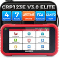 LAUNCH Outils diagnostics pour système de moteur OBD-II, Rouge/Noir – OBD2 Scanner CRP123E OBD2 Valise Diagnostic Auto