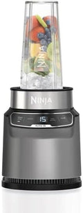 blender NINJA – 1000 W | Argent, Mixeur avec Auto-iQ – mélange dans la tasse | commandes One Touch, faire des smoothies