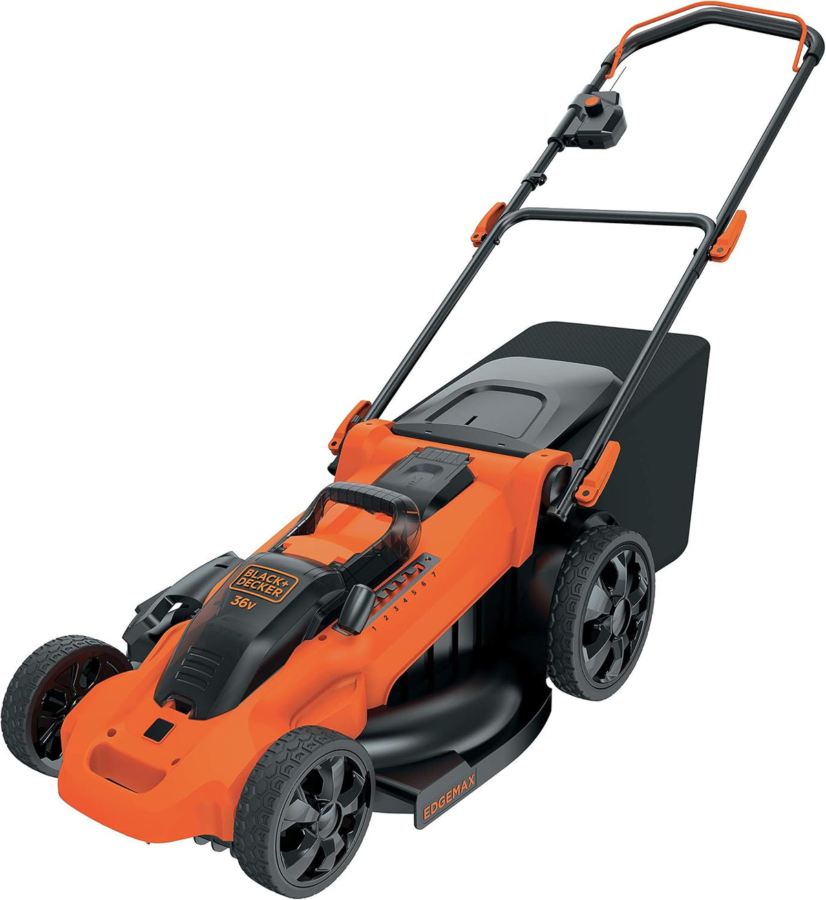 Tondeuses et tracteurs BLACK+DECKER | 48 cm, 36 V – Orange/Noir | Black & Decker CLMA4820L2-QW Tondeuse autosense avec 2 batteries