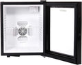 réfrigérateur FACAI | 30 L, Noir – Mini Frigo De Chambre Silencieux Congélateur sans Givre avec Porte Vitrée
