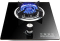 Tables de cuisson ZXFF | 43x33, Noir – Poêle À Gaz Intégrée 1 Brûleur | 4.0 / Kw Porte-pot En Fonte De Puissance De Feu Avec Ffd Protection