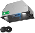 hotte aspirante KICHPOWER | 52 cm, 750 m – Argent/Noir | Encastrable, Hotte Encastrée – Commande Gestuelle & Tactile