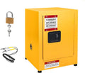 armoire Garvee – 43x43x56 cm | 60 L, Jaune – de Sécurité Anti-Feu | Galvanisé