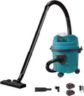 aspirateur eau et poussière JOPWUE – 10 L | Bleu/Noir, Aspirateur avec 2 Batteries – Wet & Dry Compact | Système de Drainage