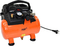 Outillage électroportatif Pump'in – 6 L | Noir/Orange, Pumpin - TANK- Compresseur Portable avec Réservoir