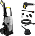 Lavor nettoyeur haute pression, 140 Bar – 450 l | 1900 W, Noir/Gris/Jaune – 140 GL avec Brosse Rotative | Puissance Max