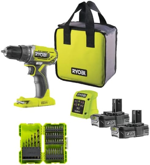 RYOBI Outillage électroportatif, 18 V – 2,0 Ah | Vert/Noir