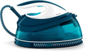 centrale vapeur Philips | 2400 W, 400 g – 1,5 L | Bleu/Blanc, PerfectCare Compact Plus – Pression de 6 | Technologie OptimalTEMP