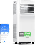 climatiseur portable Comfee | 7000 BTU, 2 kW – Blanc | ' Climatiseur Mobile /h, Contrôle APP – 3 Vitesses de ventilation