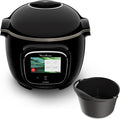 Moulinex Multicuiseurs, 18 cm – 6 L | Noir, Cookeo Touch Wifi Multicuiseur intelligent haute pression + moule à gâteaux