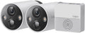 Caméras statiques Tapo | Blanc/Noir, Camera Surveillance WiFi exterieure sans Fil sur Batterie C420S2 – Autonomie de 180j