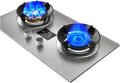 bureau THEGA – Argenté/Noir | Cuisiniere Gaz - Gaziniere, Cuisinière À Gaz 2 Feux – Cuisinière À Gaz À Contrôle De Flamme Réglable