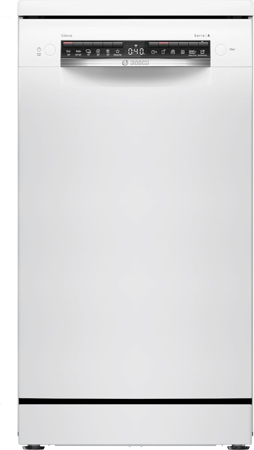 Lave-vaisselles posables Bosch | 45 cm, Blanc – SPS4EMW61E | Lave-vaisselle, Pose-libre
