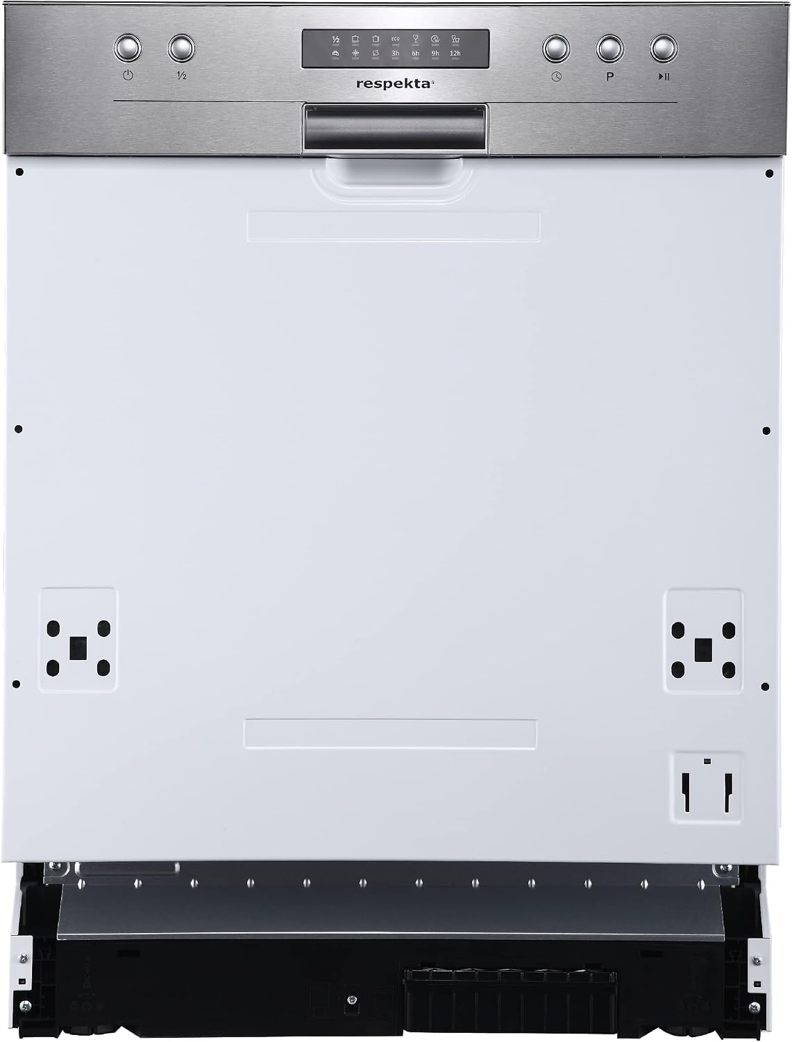 Lave-vaisselles standards Respekta – 60 cm | Blanc/Argent