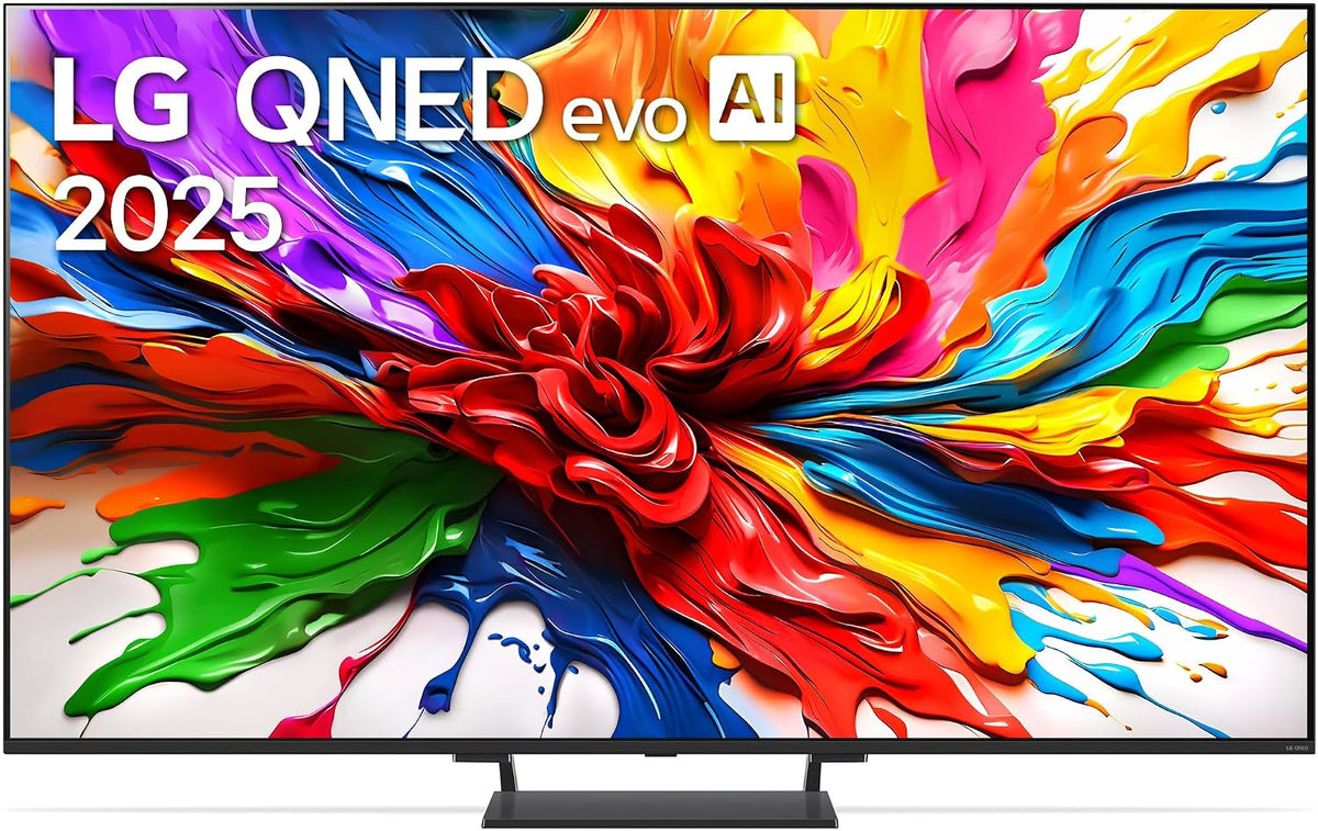 téléviseur LG | 164 cm, Noir – TV QNED Evo AI 2025 | 65QNED93A, 65'' ( ) – MiniLED 144Hz | Processeur α8 AI 4K Gen2