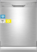 Midea Lave-vaisselles standards, 47 dB – Argent | SF 3.60N PRO Lave-vaisselle, 14 places – Lave-vaisselle avec WiFi