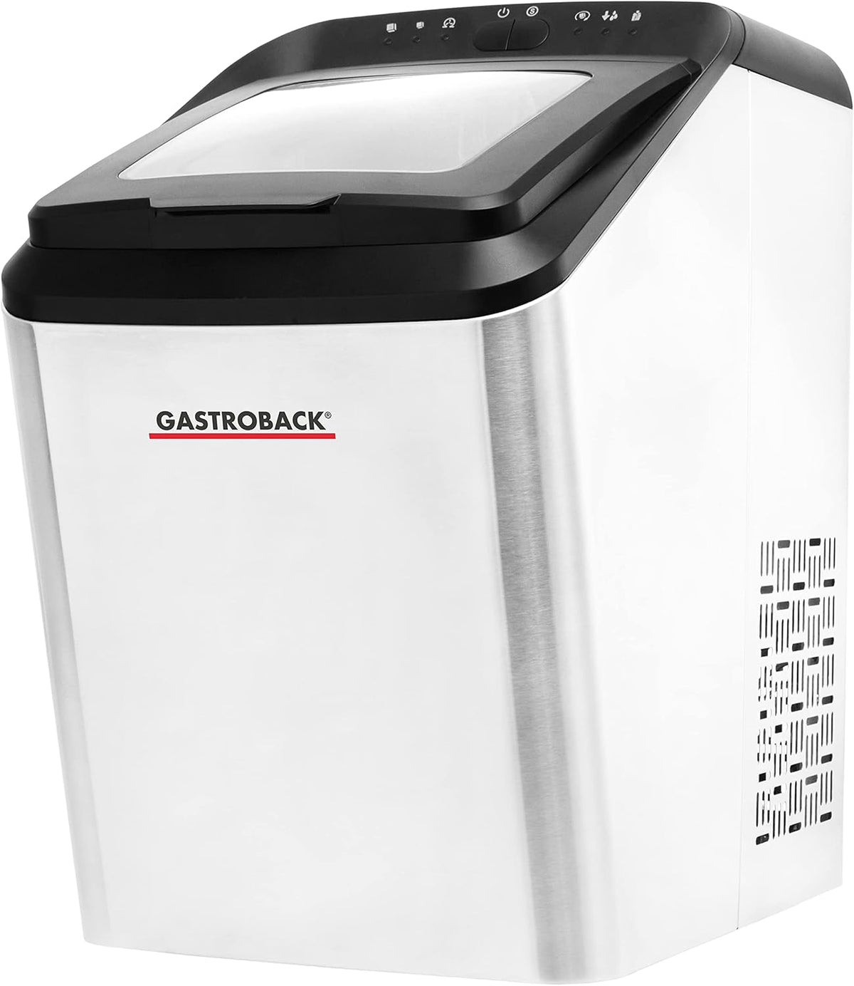 Électroménager spécialisé GASTROBACK | Argent/Noir, Ice Cube Maker Pro (12-41143)
