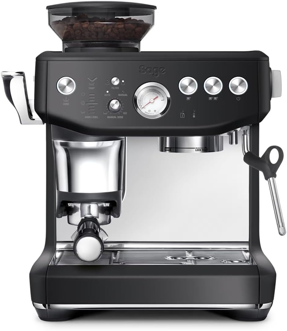 Sage machine à café, cafetière – Noir | 25 Réglages de Mouture - Truffe e