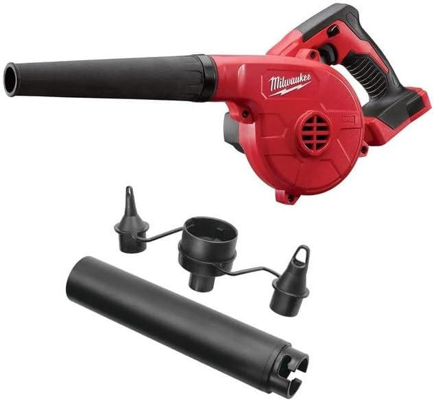 Milwaukee Outils rotatifs multifonction, M18BBL-0 – Rouge/Noir | MILM18BL0 M18 BBL-0 Compact Ventilateur 18 Volt Unité Nu