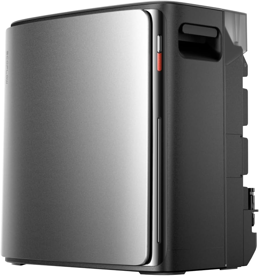 Systèmes d'énergie solaire EF ECOFLOW – 2800 W | Argent/Noir, Stream Ultra X Batterie 3 – 84 kWh pour kit Solaire