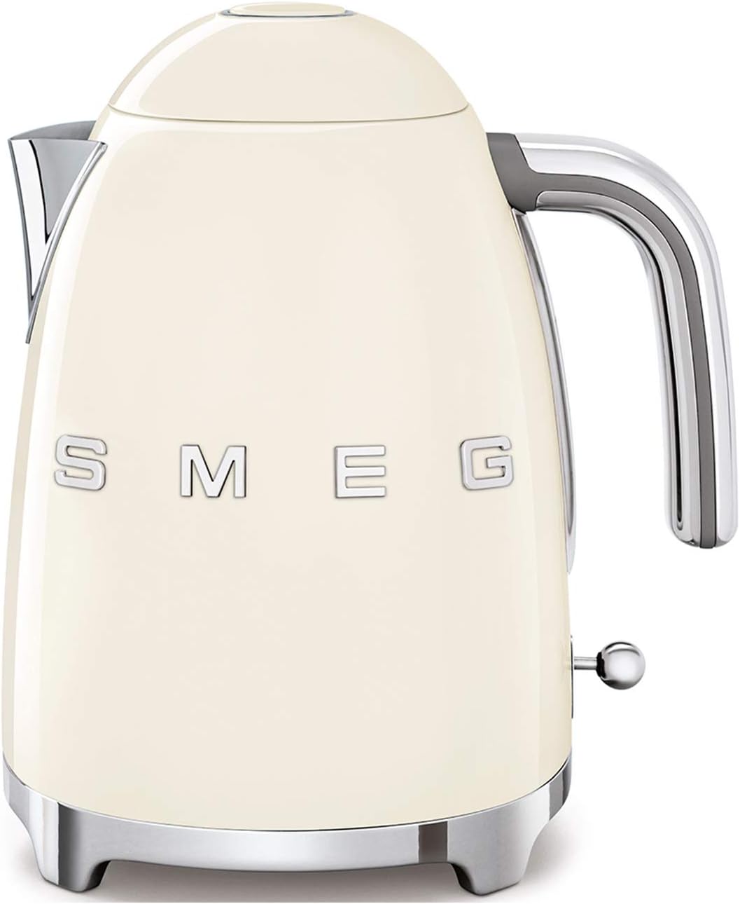 Bouilloires et distributeurs d'eau chaude Smeg – 1,7 L | 2400 W, Crème – Bouilloire Électrique KLF03CREU | Filtre Anticalcaire Lavable