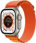 Montres connectées Amazon Renewed | 49 mm, Orange/Argenté – Apple Watch Ultra (GPS + Cellular