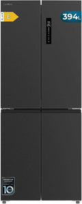 Cecotec réfrigérateur, frigo – 394 Litres | 170 cm, 70 cm – Noir | 4 Portes Total No Frost Bolero CoolMarket 4D 394 Dark E