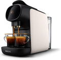 Philips machine à café, cafetière – Noir/Blanc | L'Or Barista Sublime, à Capsules – compatible capsules Nespresso | (LM9012/00)