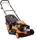 Tondeuses et tracteurs Villager – 50 cm | Noir/Orange, Tondeuse Thermique autotractée Moteur Puissant 173cm3 4