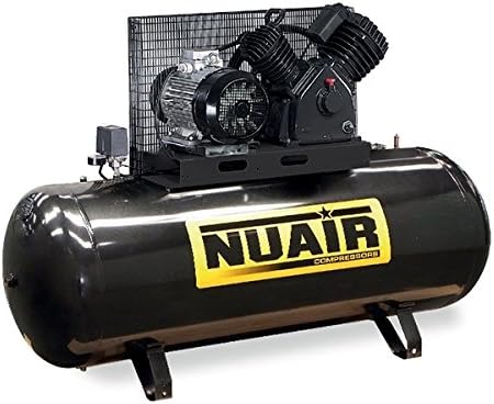 NUAIR Compresseurs d'air, 500 litres – Noir | Compresseur à piston marche lente 7.5 CV