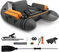 Bateaux pneumatiques COSTWAY – 150 KG | Gris/Orange