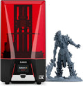 ELEGOO purificateur d'air, 10 Pouces – 218,88x122,88x250 mm | Rouge/Noir, Saturn 3 Imprimante 3D MSLA en Résine avec Écran LCD Monochrome 12K
