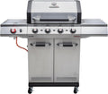 fumoir Charbroil – Argent/Noir | Char-Broil Advantage PRO S 4 - Barbecue à gaz à 4 Brûleurs