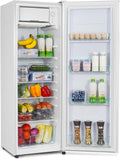 réfrigérateur CURECURE – frigo | 138 L, 133 L – 5 L | Blanc, avec micro-congélateur – refroidissement | congélation, 4 étagères en verre