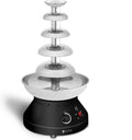 Électroménager spécialisé Royal Catering | 250 W, 4 L – Noir/Argent | Fontaine À Chocolat Fondue Au Fromage RCCF-210 (