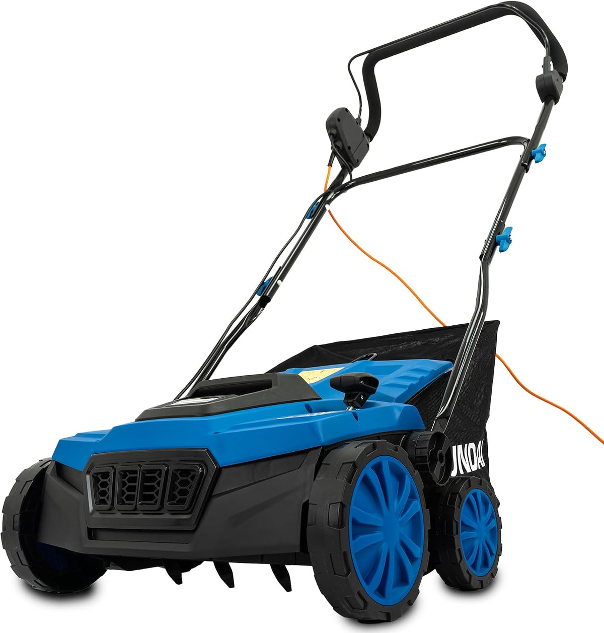 Hyundai Power Products Outillage de jardin motorisé, 36 cm – 1600 W | 45 l, Bleu/Noir
