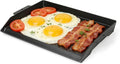 Denmay barbecue à charbon, 58,6 × 40,5 cm – Noir | Plaque de cuisson universelle en fonte - Pour barbecue à gaz