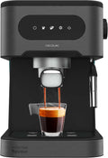 Cecotec Machines expresso à vapeur, Noir/Argent – Café à Infusion Froide | Pression 20 Bars