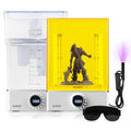 Imprimantes 3D ELEGOO | Argent/Jaune, Compatible avec Saturn et Mars