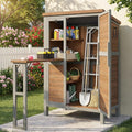 armoire kozamas, 86 x 46 – Gris/Marron | terrasse, balcon ( x